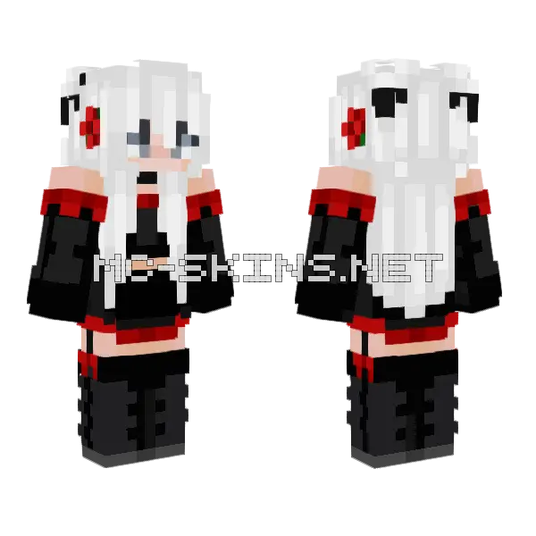 5tna 7mer Minecraft skin, front and back