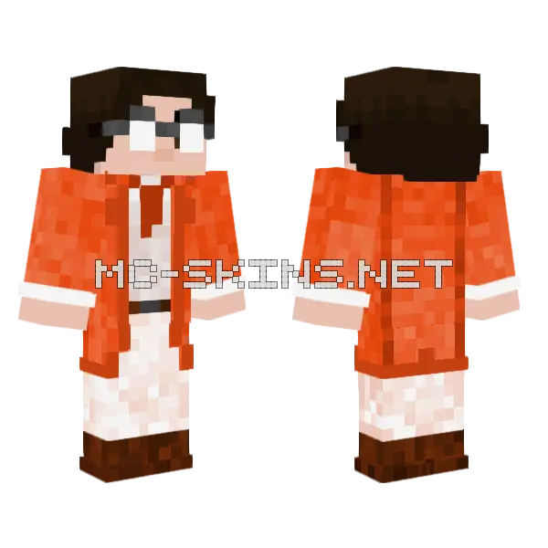 6th Seeker Minecraft skin, front and back