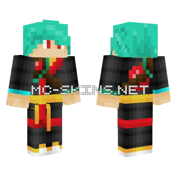 6th Skin For Applefritter462 Minecraft skin, front and back