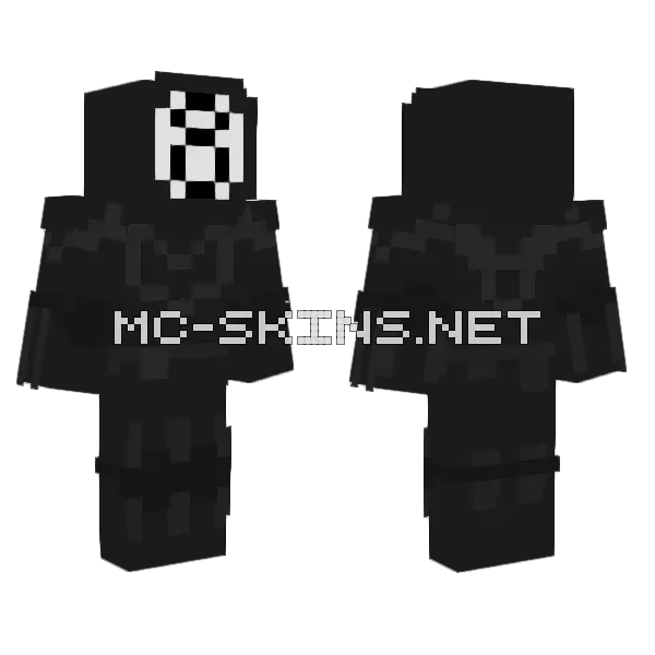 8 Ball Minecraft skin, front and back