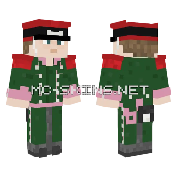 8e Regiment De Chasseurs A Cheval Cavalier Minecraft skin, front and back