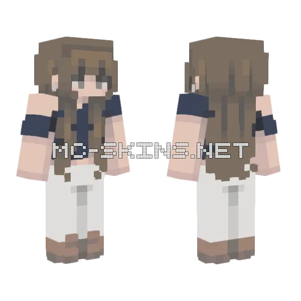 9 At Night Minecraft skin, front and back