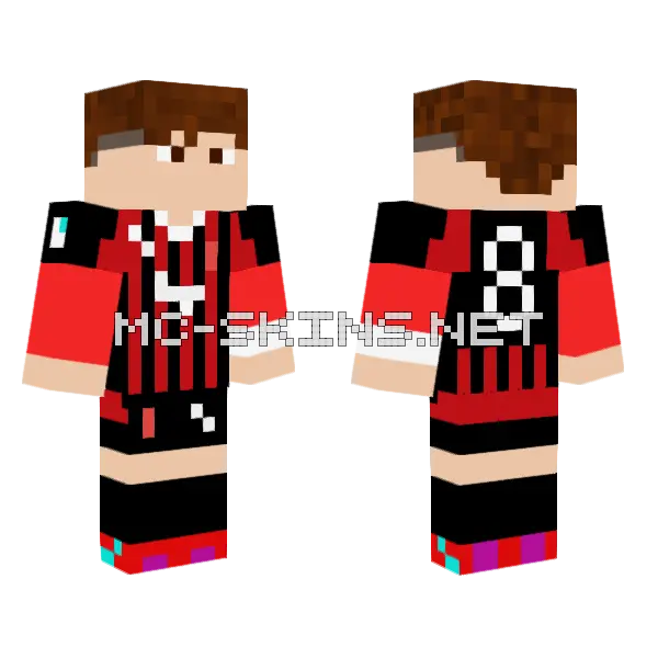 A C Millan 25 26 Kit Minecraft skin, front and back