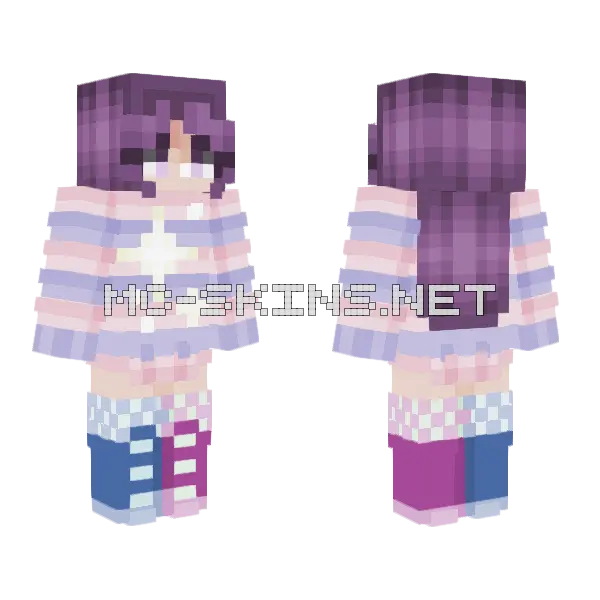 A Different View Minecraft skin, front and back