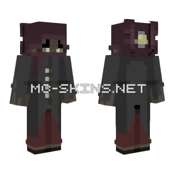 A Horse With No Name Minecraft skin, front and back
