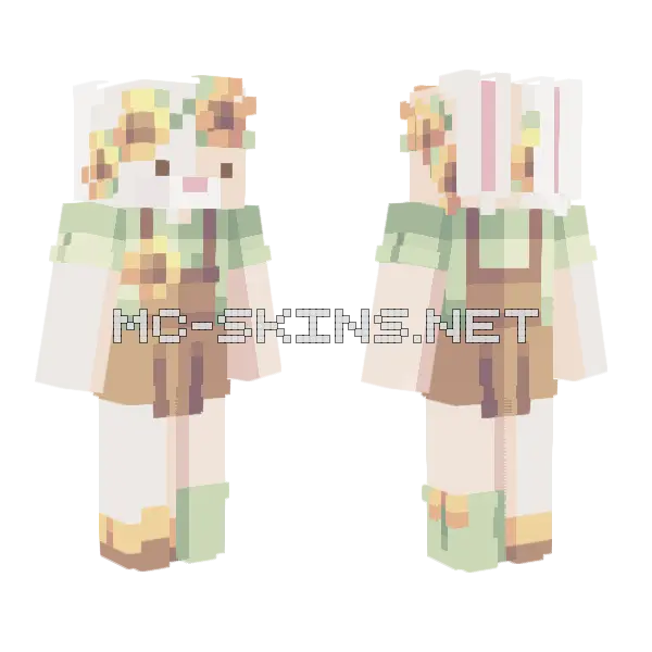 A Nugget S Nugget St Minecraft skin, front and back
