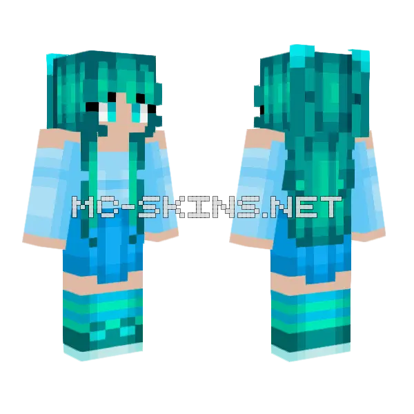A Place I Wish I Could Go Back To Minecraft skin, front and back