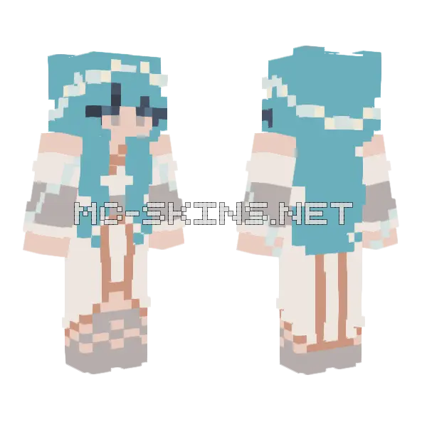 A Reshade I Guess Minecraft skin, front and back