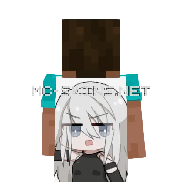 A2 Chibi cape, outside and lining