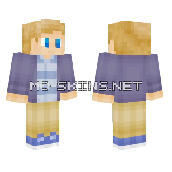 A7den Mc Skin Minecraft skin, front and back