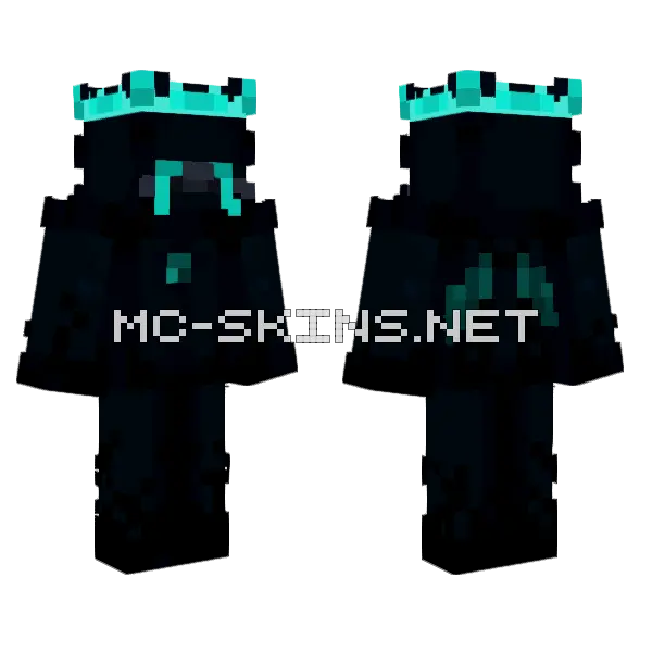 Aaahh Minecraft skin, front and back