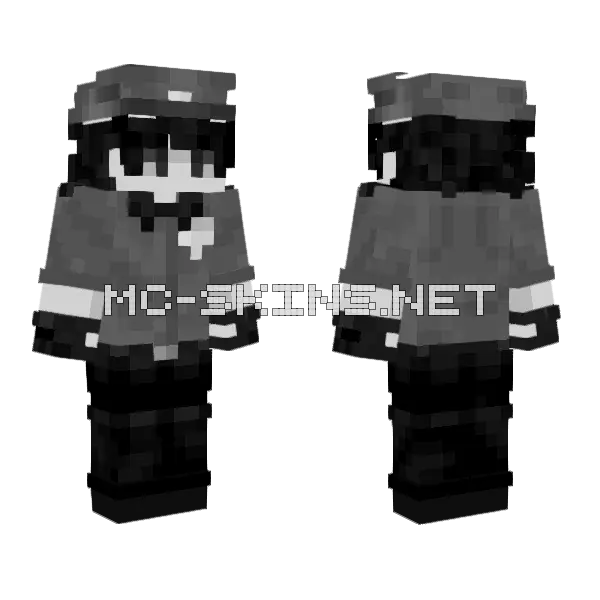 Aad Minecraft skin, front and back
