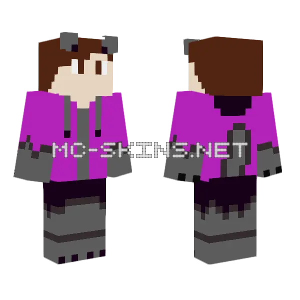 Aaron Teen Wolf Updated Minecraft skin, front and back
