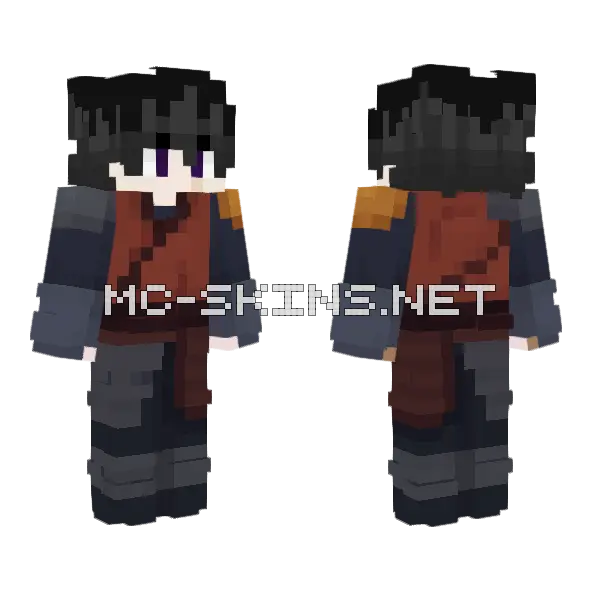 Abbadon Minecraft skin, front and back
