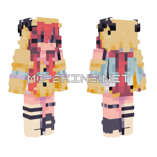 Abe Suna Skin Minecraft skin, front and back