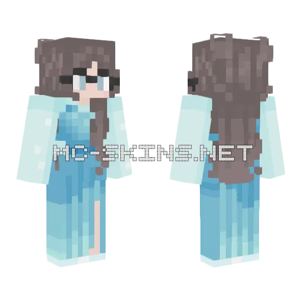 Abi Elsa2 Minecraft skin, front and back