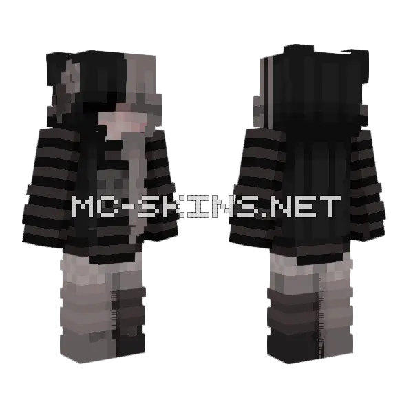 Abigail Minecraft skin, front and back