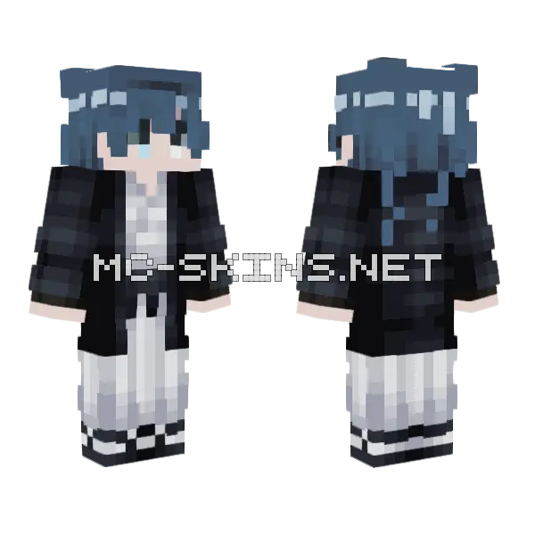 Abjren Minecraft skin, front and back