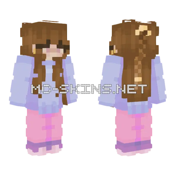 Above The Rain Rce Minecraft skin, front and back