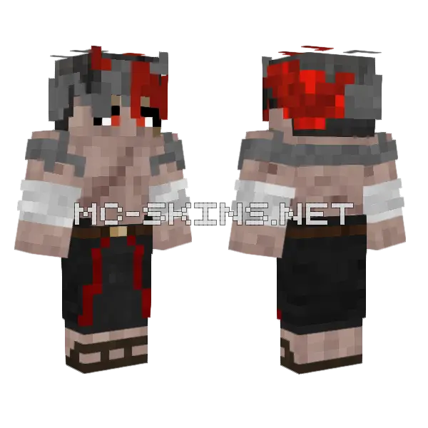 Abp Nibosss Minecraft skin, front and back