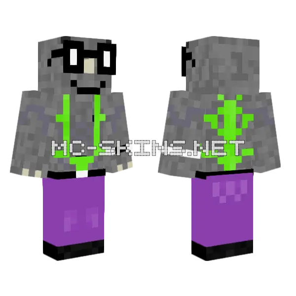 Abrigo Skin Minecraft skin, front and back