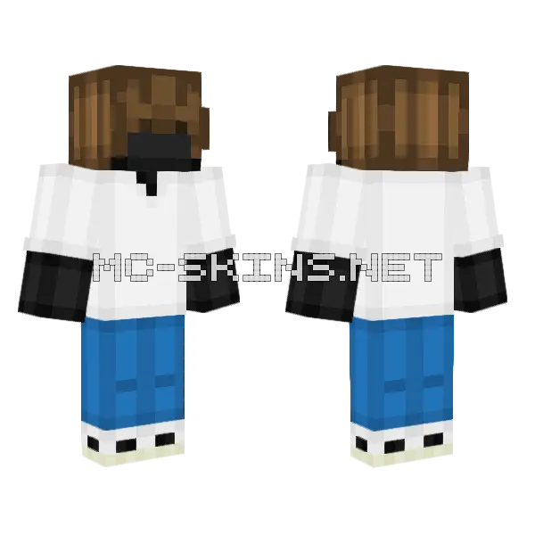Absence Minecraft skin, front and back