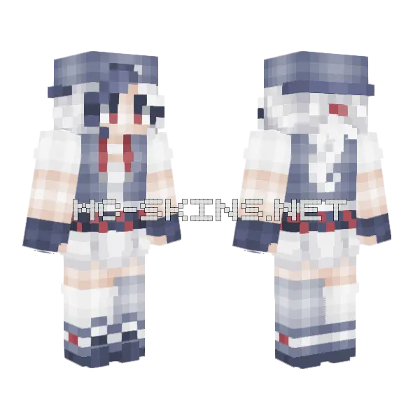 Absol Trainer Pokemon Minecraft skin, front and back