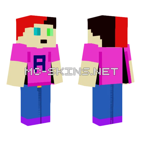 Ace Skin Minecraft skin, front and back