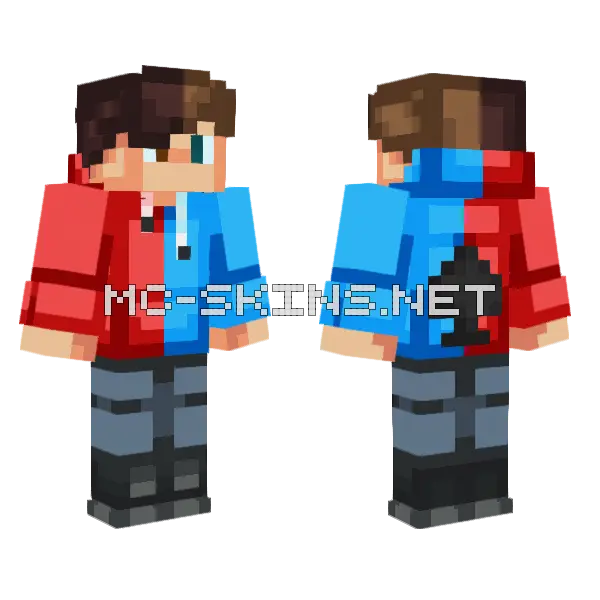 Acecraft070xacecraft060 Skin Minecraft skin, front and back