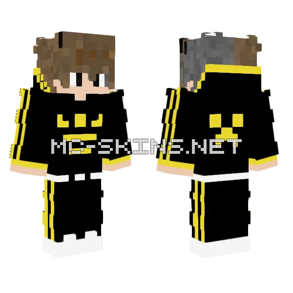 Achilleas Minecraft skin, front and back