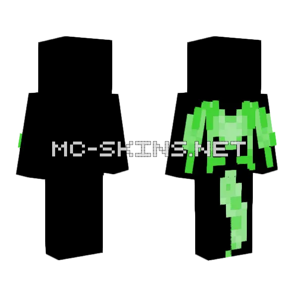 Acid Should Be Your Next Drink Minecraft skin, front and back
