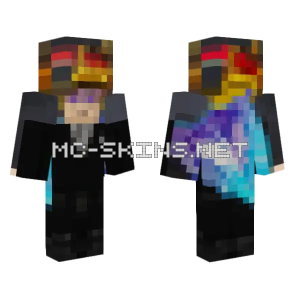 Ackuva Skin Minecraft skin, front and back