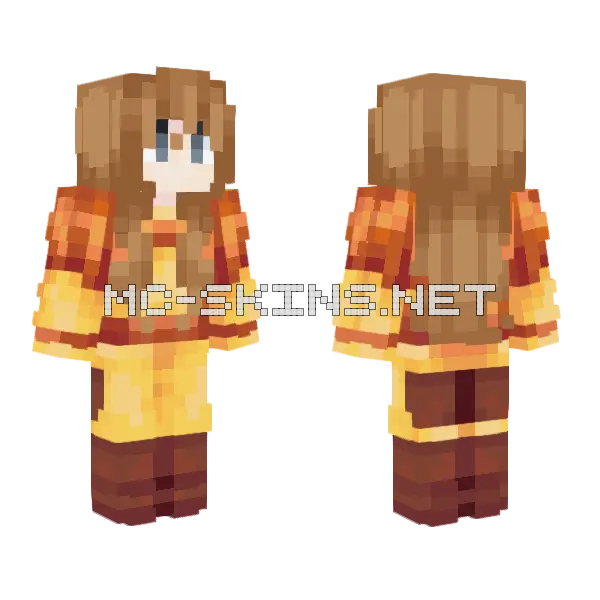 Acolyte Me Yi Minecraft skin, front and back
