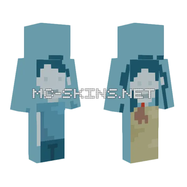 Act 1 Finale Minecraft skin, front and back