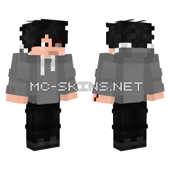 Actiplush Boy Minecraft skin, front and back