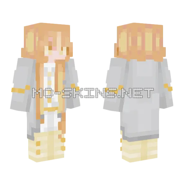 Acuario Invernal Minecraft skin, front and back