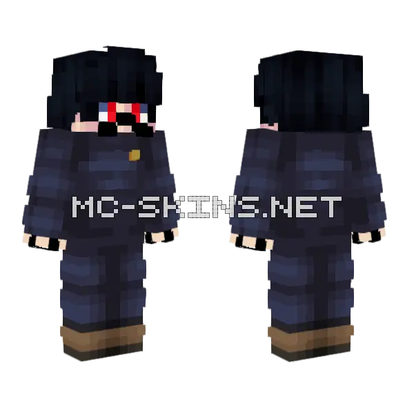 Adad Minecraft skin, front and back