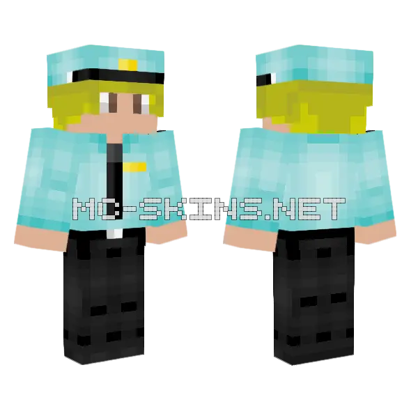Adam Minecraft skin, front and back