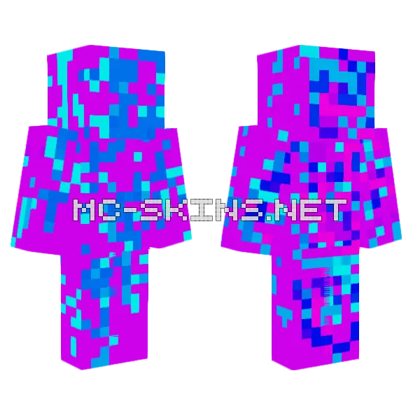 Adc Minecraft skin, front and back