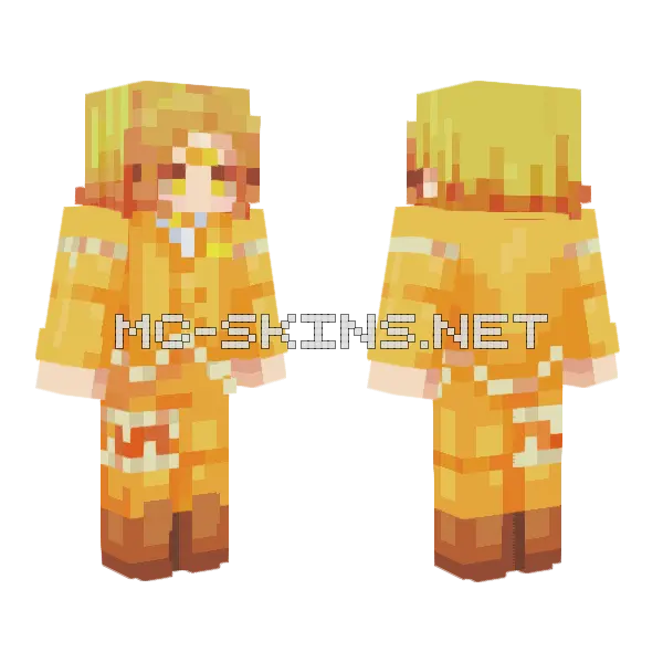 Adkin Skywinner Minecraft skin, front and back