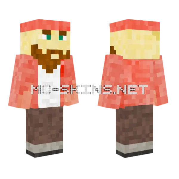 Admiros With Sombrero Minecraft skin, front and back