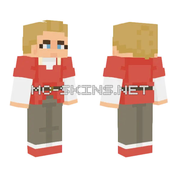 Adora Minecraft skin, front and back