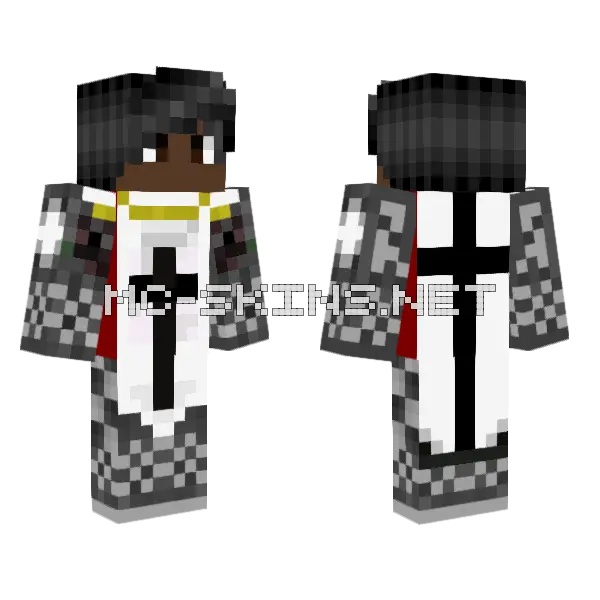 Adrien Garroths Uniform Minecraft skin, front and back