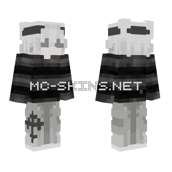 Adrik Vossen Completozzo Minecraft skin, front and back