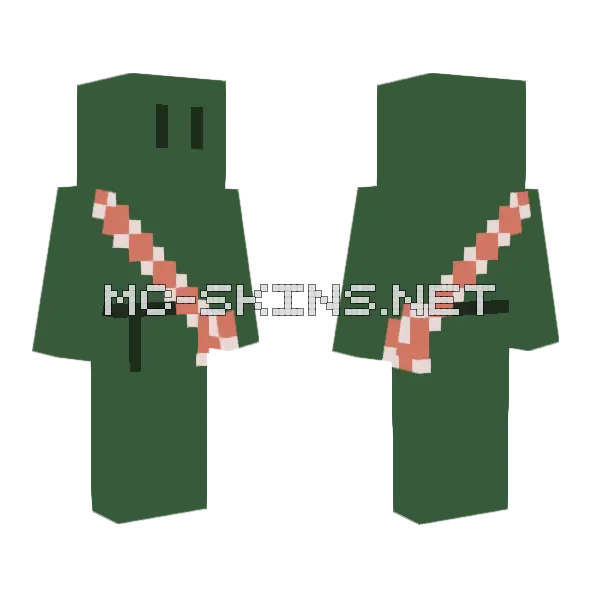 Adventday 2 Minecraft skin, front and back