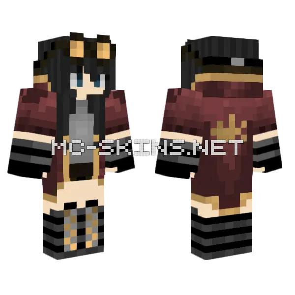 Adventure Boy Minecraft skin, front and back