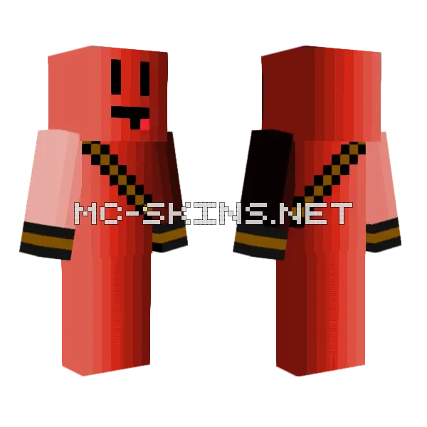 Adventurer Fade Minecraft skin, front and back