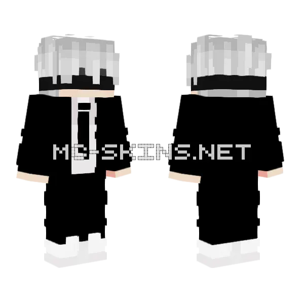 Adwad Minecraft skin, front and back