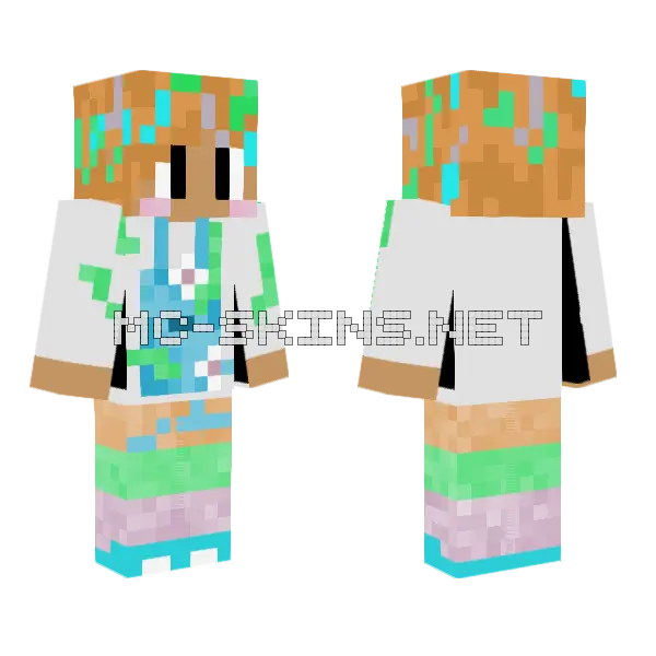 Aeden S Skin Minecraft skin, front and back
