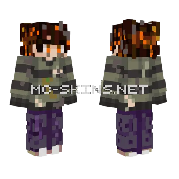 Aelius Minecraft skin, front and back
